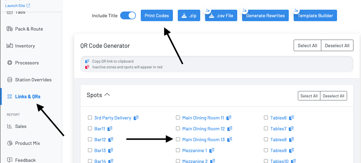 How To Print Your QR Codes